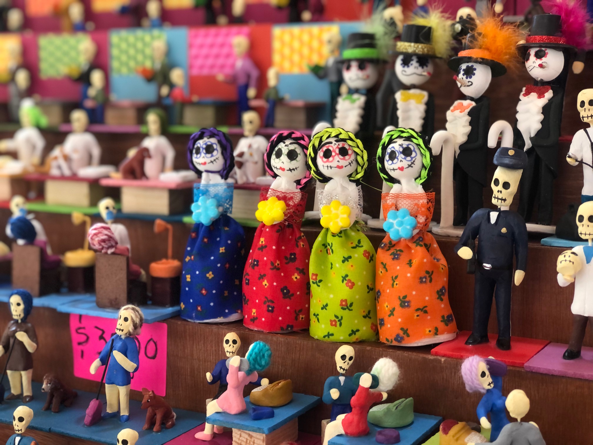 Elementos de la Feria del Alfeñique además del chocolate