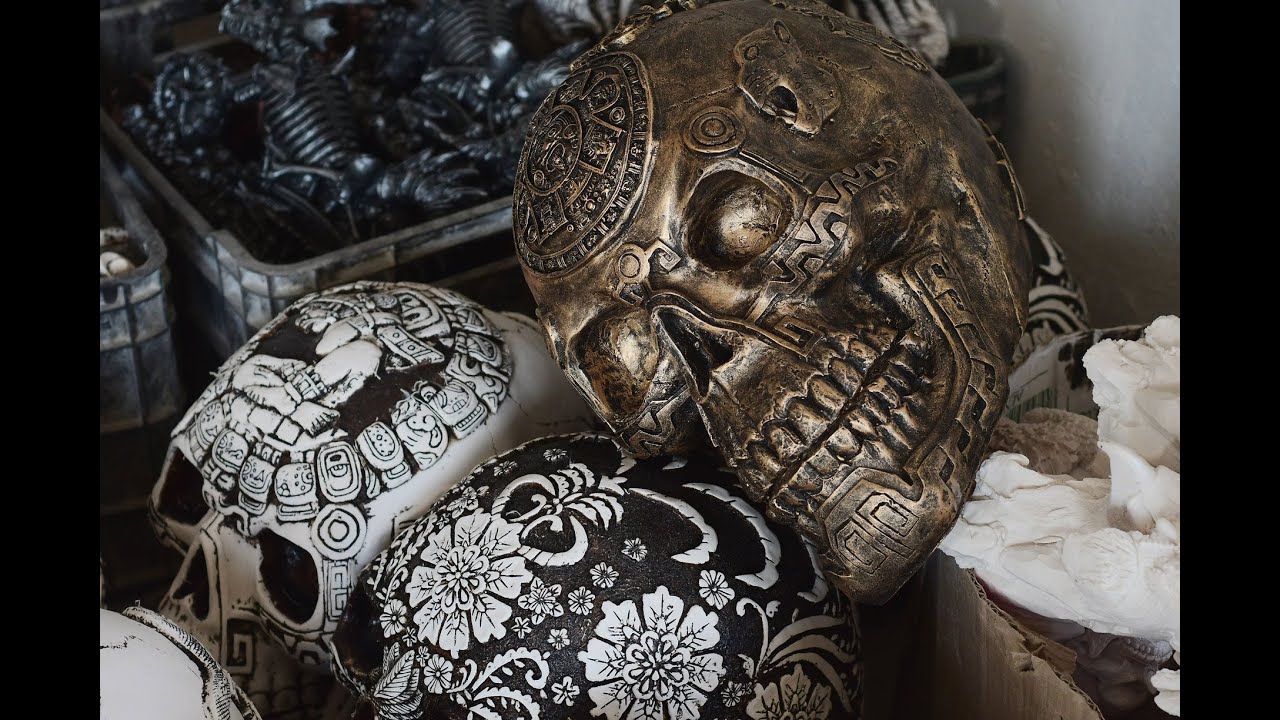 Arte Maya, elaboración de figuras de resina en San Andrés Cuexcontitlán, Toluca