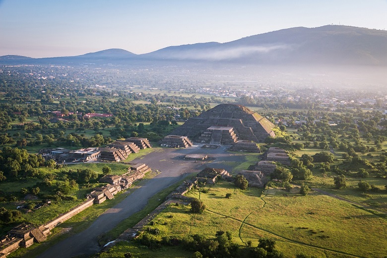 Teotihuacán se convirtió en destino turí­stico seguro