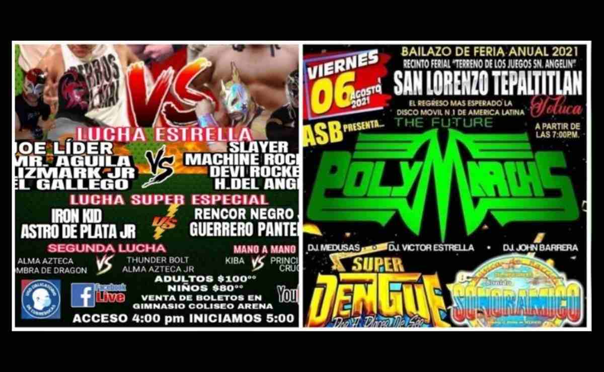Preparan fiesta masiva en Toluca pese aumento de contagios