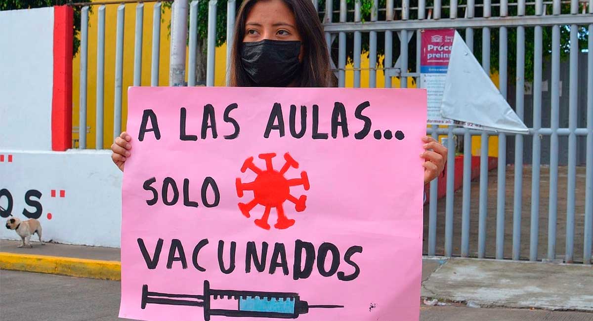 Regreso a clases presenciales: Se manifiestan en contra
