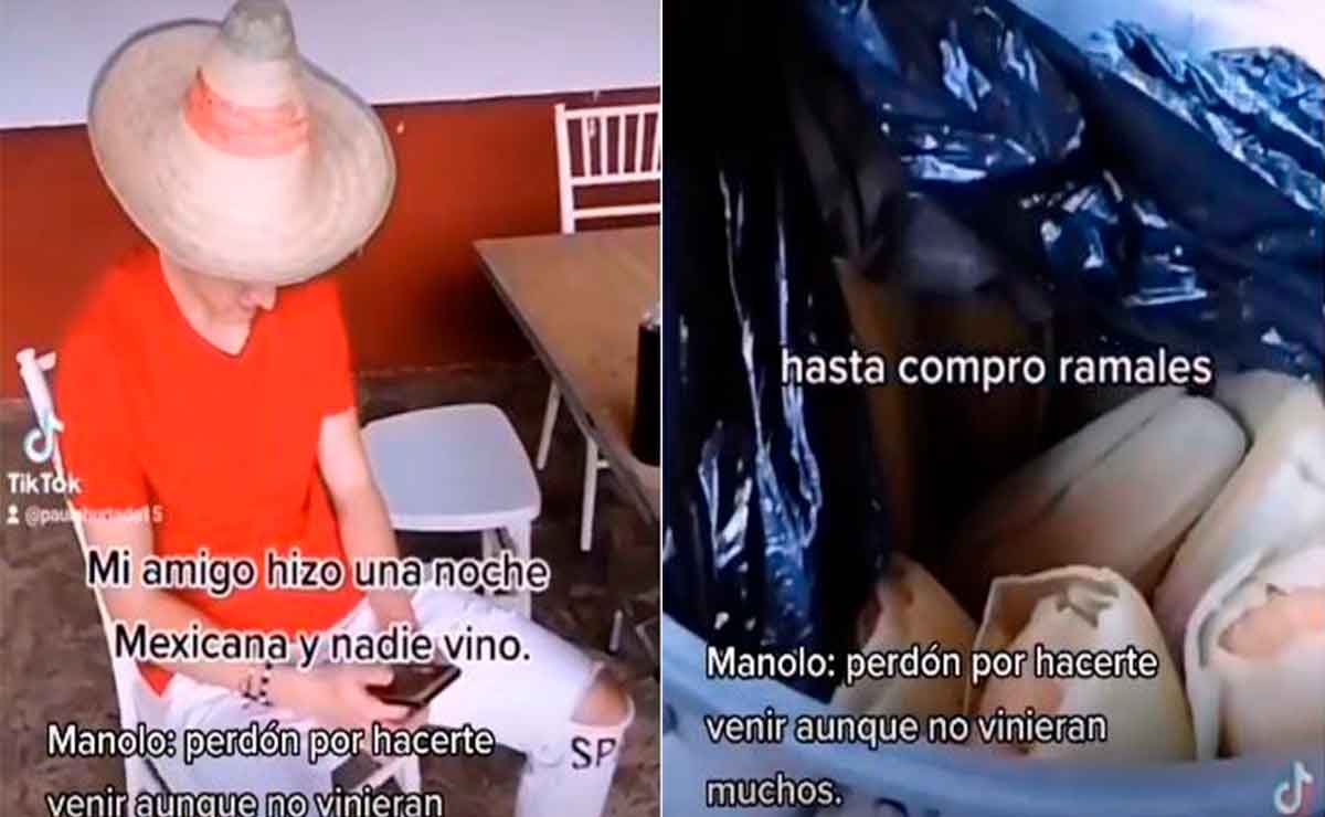 Joven realizan fiesta mexicana y nadie va