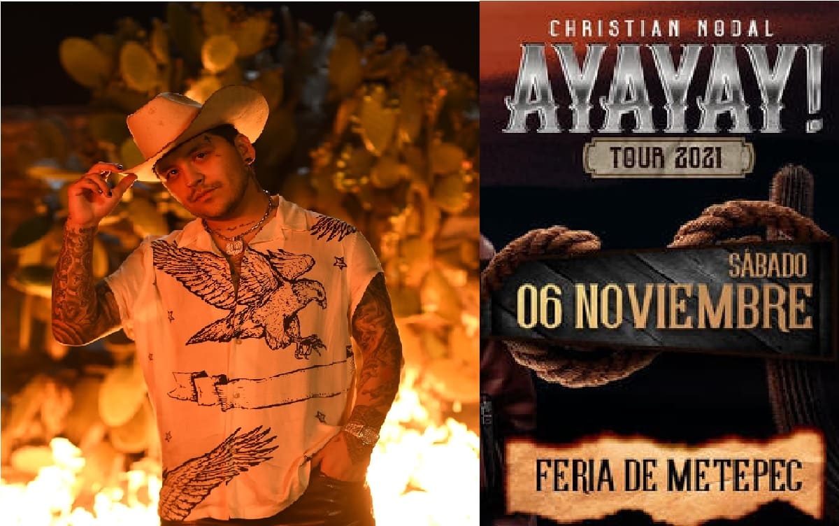 ¿Cuánto cuestan los boletos de Christian Nodal en la Feria de Metepec 2021?