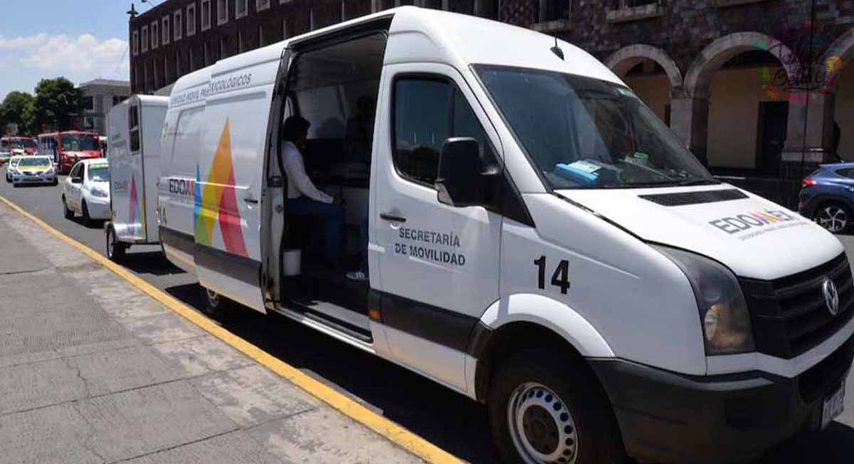 ¿Dónde estarán las unidades móviles licencia de conducir?