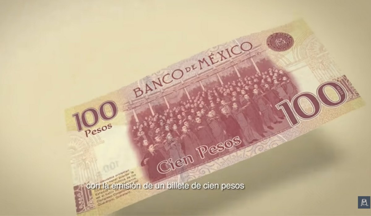 Conoce el billete conmemorativo de 100 pesos que se oferta en $1,200e