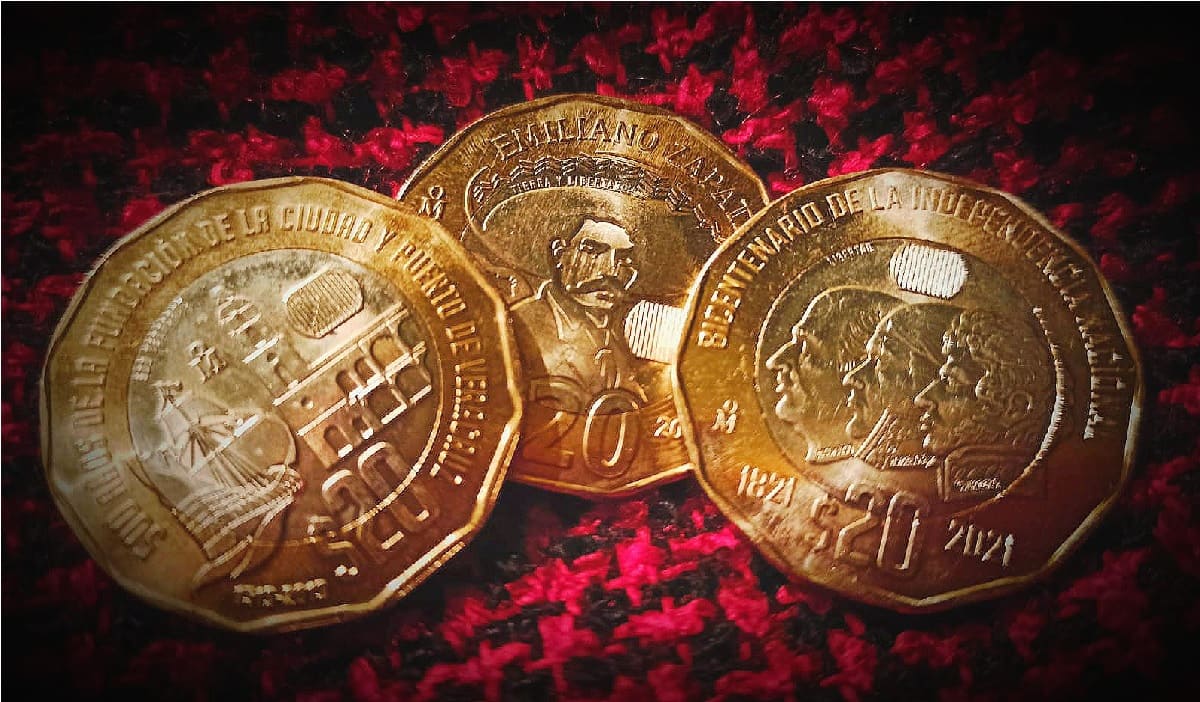 ¿Cuáles son las monedas de 20 pesos valiosas en 2023?