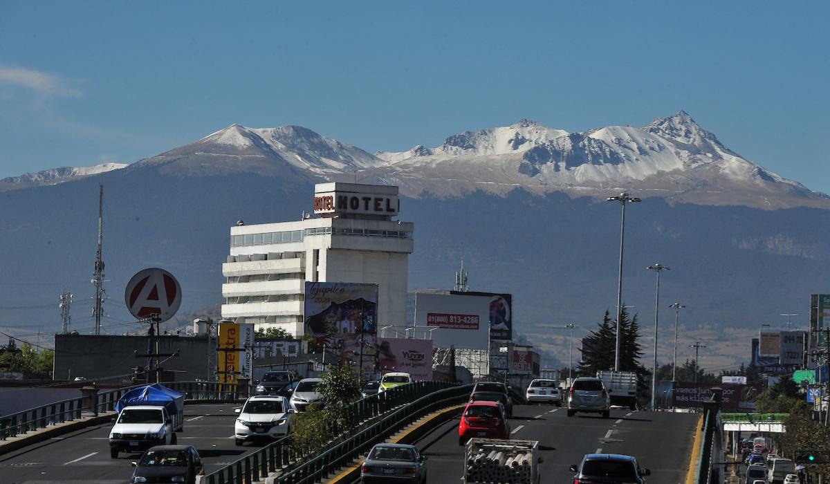 ¡Es bellí­simo!, reportan primera caí­da de nieve del 2022 en el Nevado de Toluca