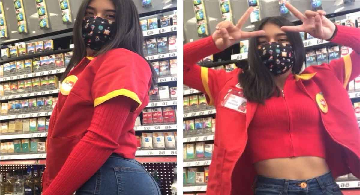 Empleada de OXXO responde a crí­ticas de su figura tras hacerse viral