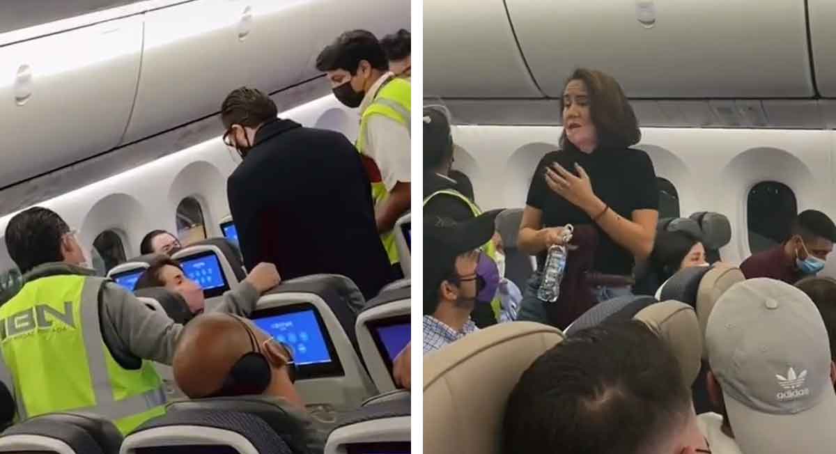 Señora retrasa vuelo a Parí­s, la nombran "Lady AeroMéxico" y se vuelve viral