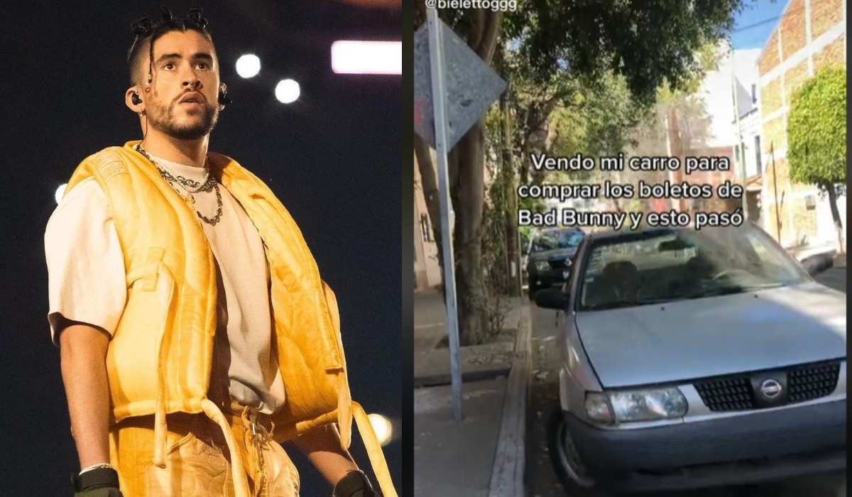 Joven vendió su auto para ver a Bad Bunny en la CDMX, lamentablemente no alcanzo boletos