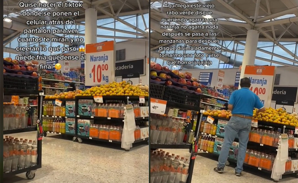 Gracias a TikTok atrapan a acosador en un supermercado