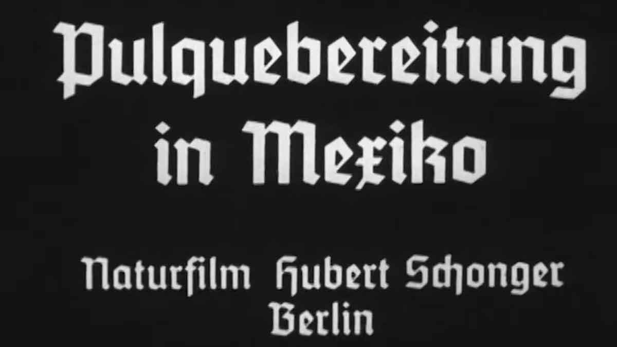 ¿Por qué Hitler en 1936 hizo un documental sobre la bebida de los dioses: el pulque?e