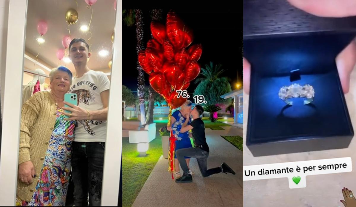 Viral - Mujer de 76 años recibe propuesta de matrimonio de su novio de 19