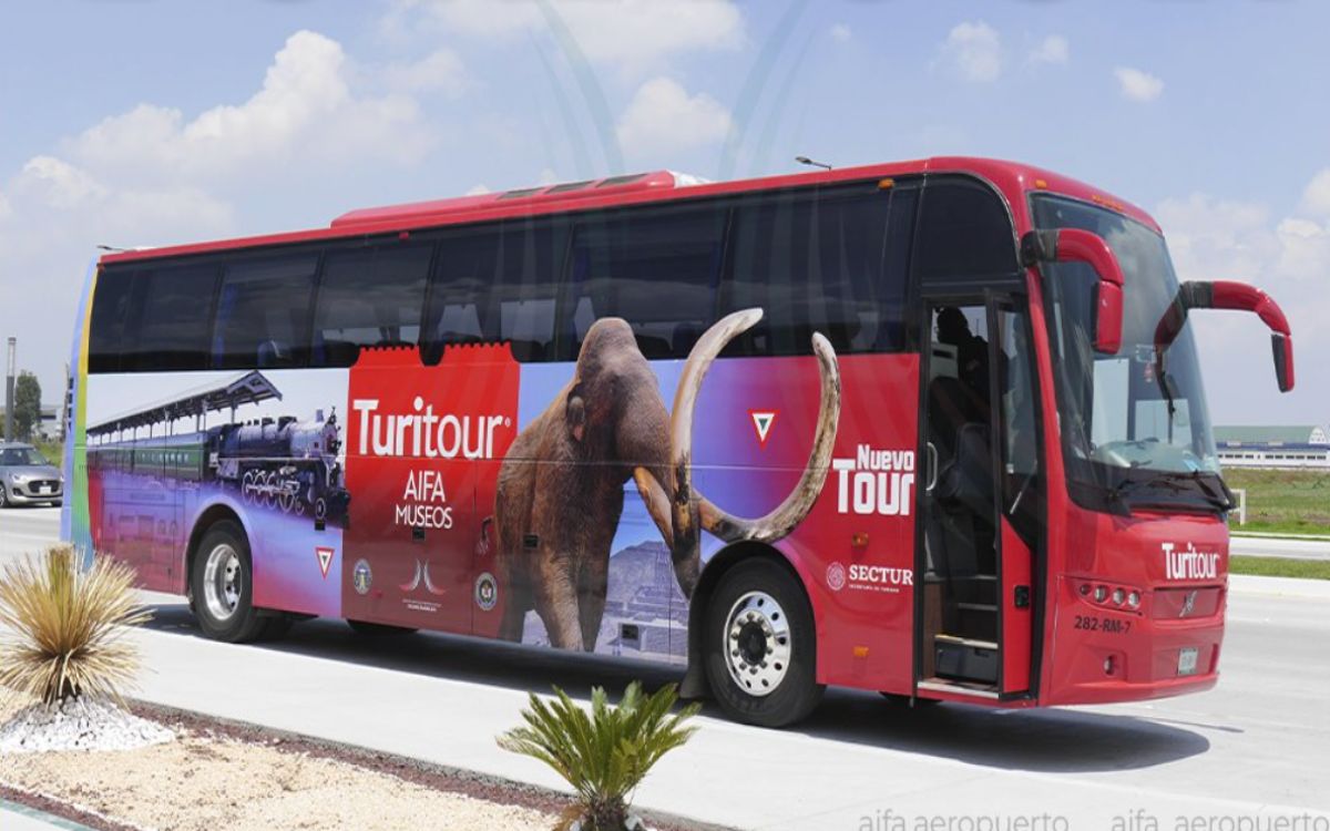 Así­ será la nueva ruta del Turitour del AIFA, los museos de CDMX y Teotihuacán