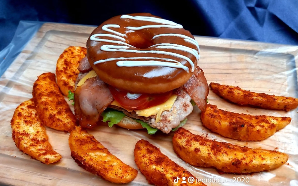 "Donahamburguesa" Ahora sí­ los poblanos se la volaron ¿La probarí­as?
