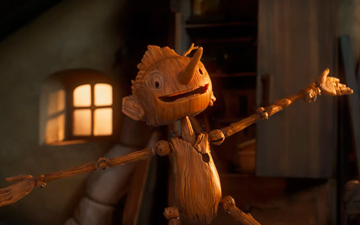 Netflix lanza primer tráiler de la pelí­cula Pinocho de Guillermo del Toro