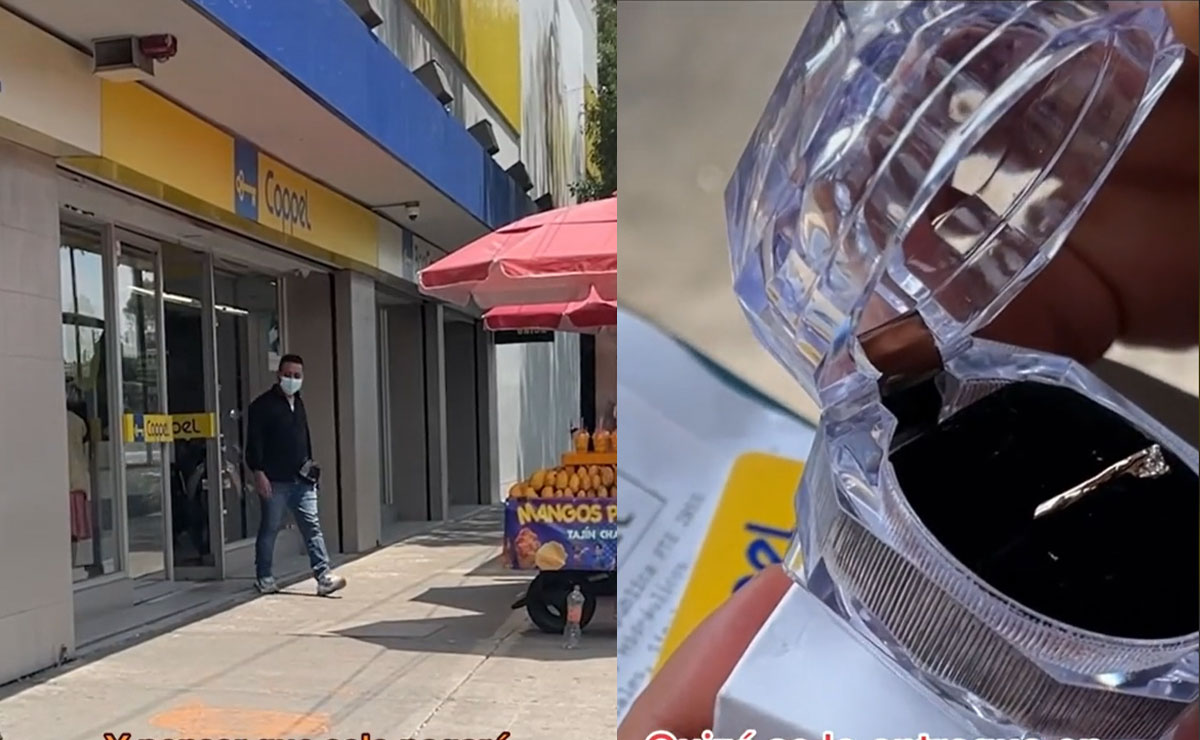 ¡Ah, el amor! Joven se endeuda en Coppel por comprar anillo de compromiso