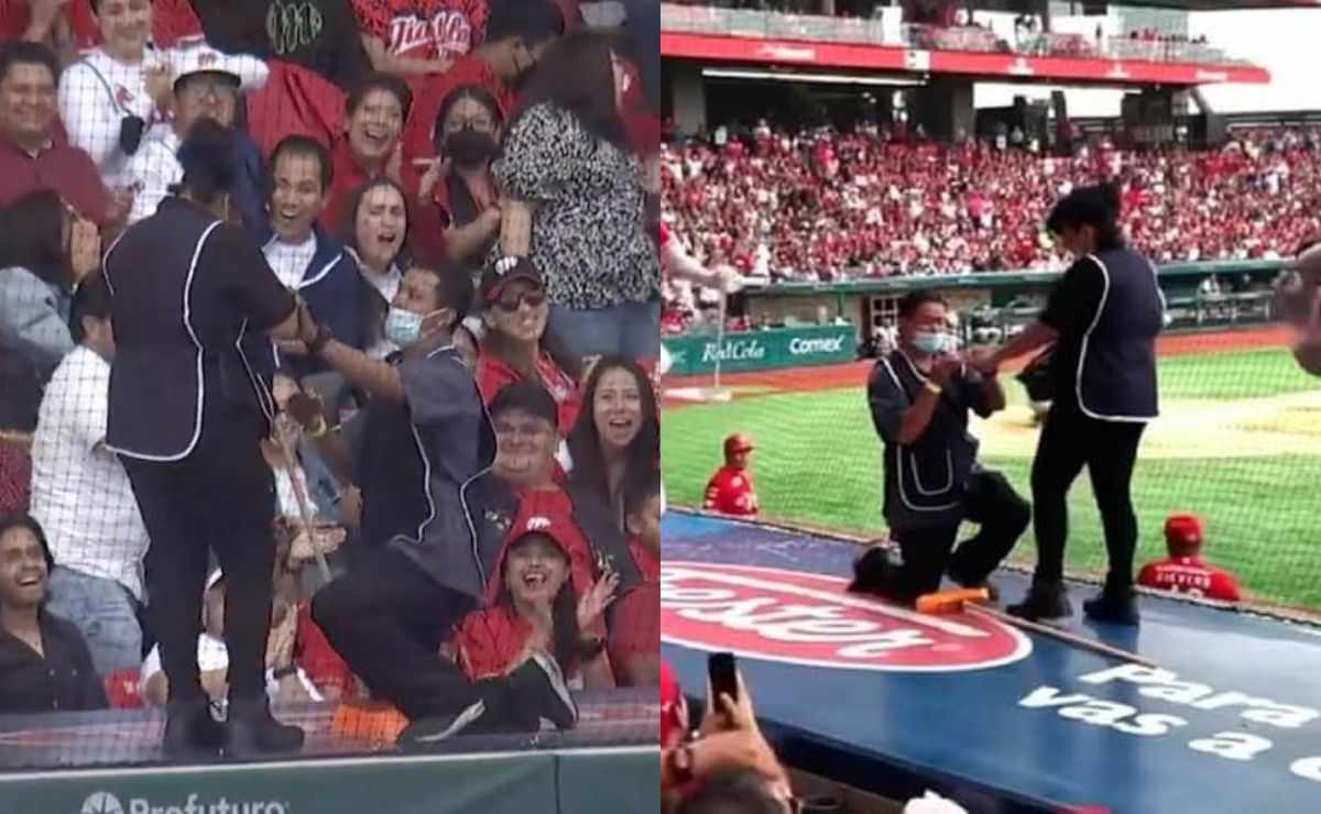 Empleados de limpieza se comprometen en juego de los Diablos Rojos y video se hace viral