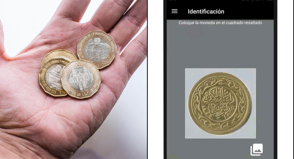 Esta aplicación te dice el valor de tus monedas y billetes, es gratis