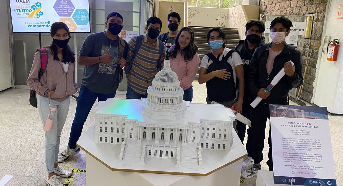 Horarios y dónde visitar la hermosa maqueta del Capitolio de Washington D.C. de la UAEMex