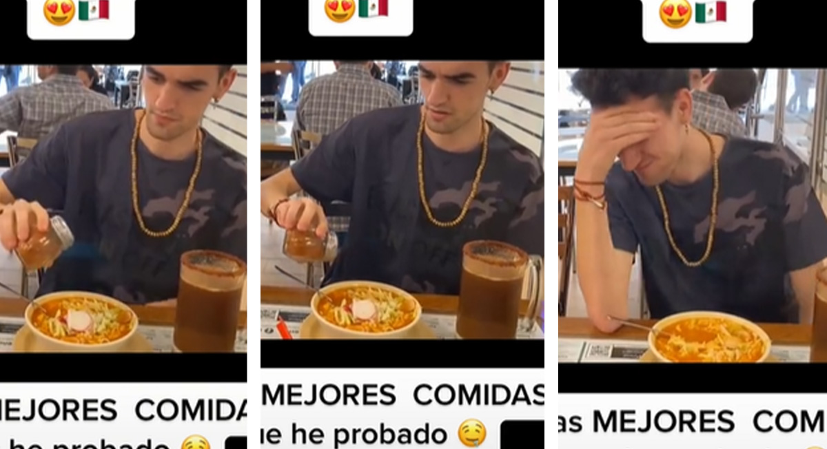 ¡Ostia, tiene una pintaza impresionante! Reacción de un español probando pozole
