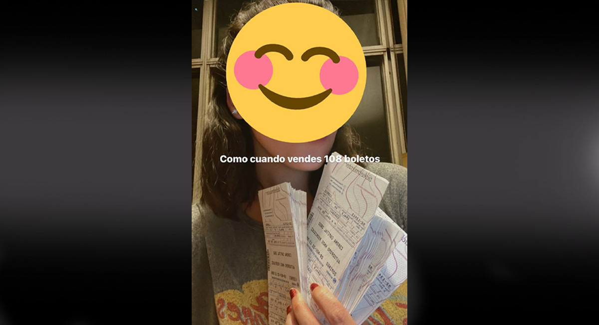 Presume que vendió 108 boletos para festival y la tunden en redes