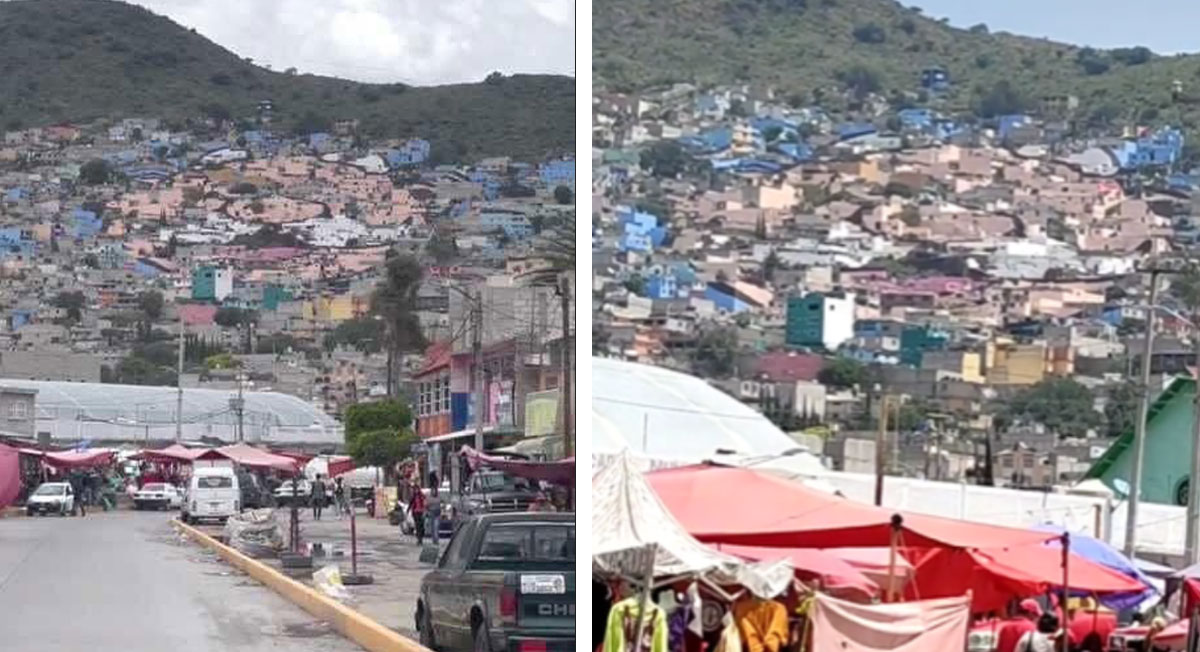 ¡Publicidad vrgs! Pintan gigantesco Dr. Simi en casas del Edomex