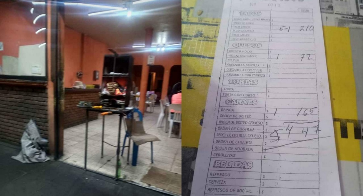 ¿Una gringa en 165 pesos? Exhiben taquería de Toluca en redese