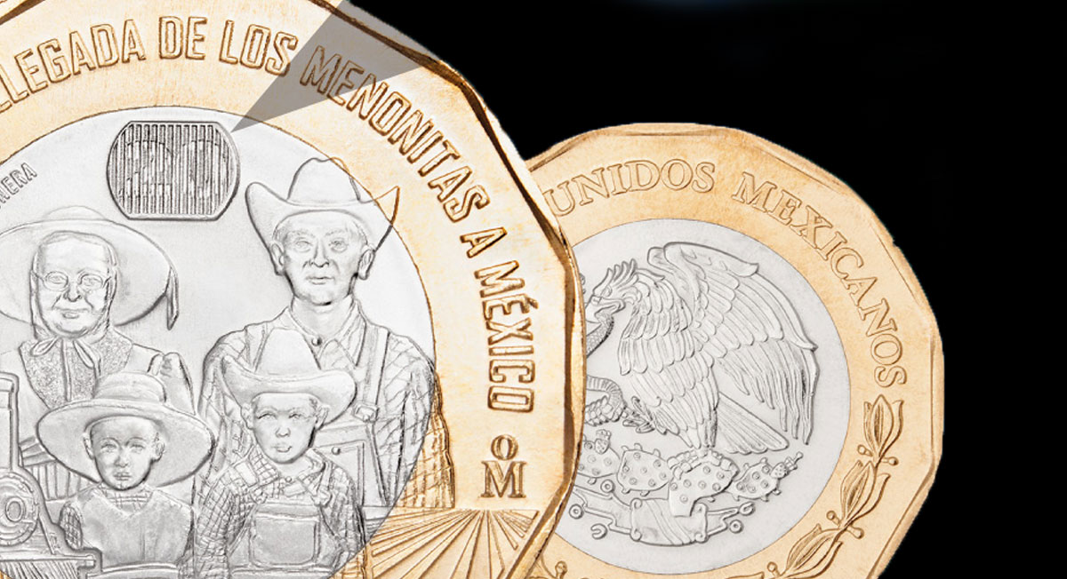 ¿Ya la conoces? Esta es la nueva moneda de 20 pesos conmemorativa de los Menonitase