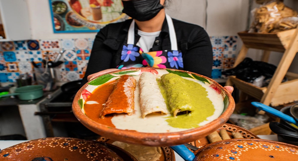 ¡Enchiladas tricolores de Toluca! Dónde comerlas, lugar y precios