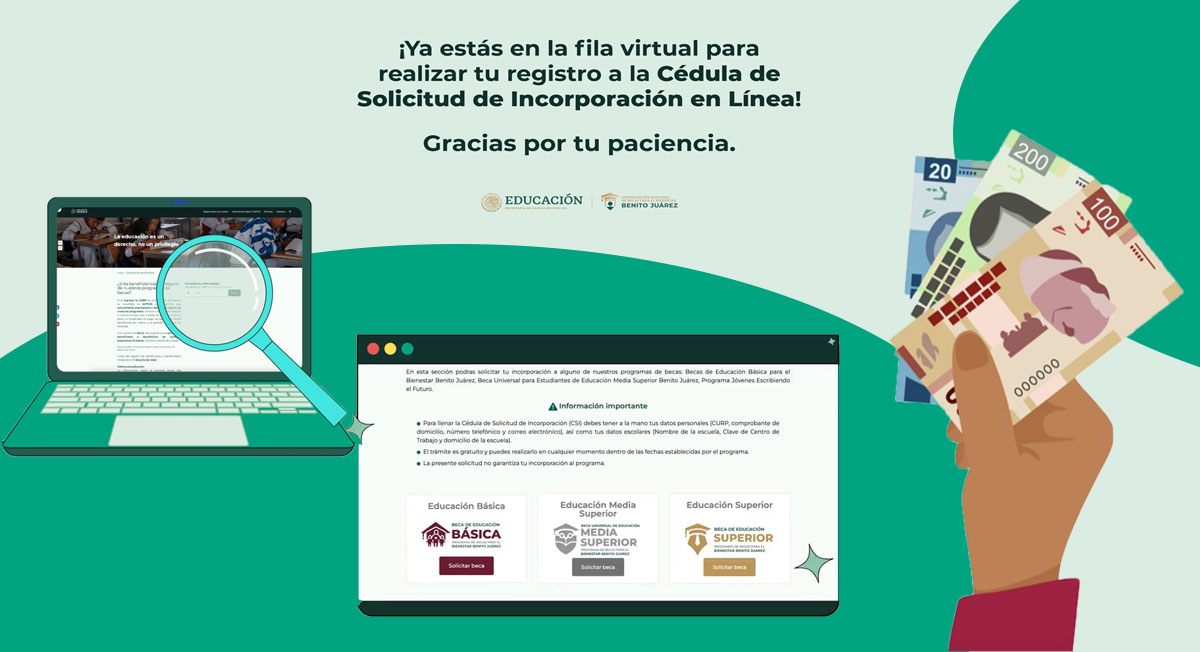 Conoce si podrás pedir desde $1,680 hasta $9,800 con las Becas Benito Juárez siguiendo estos pasos