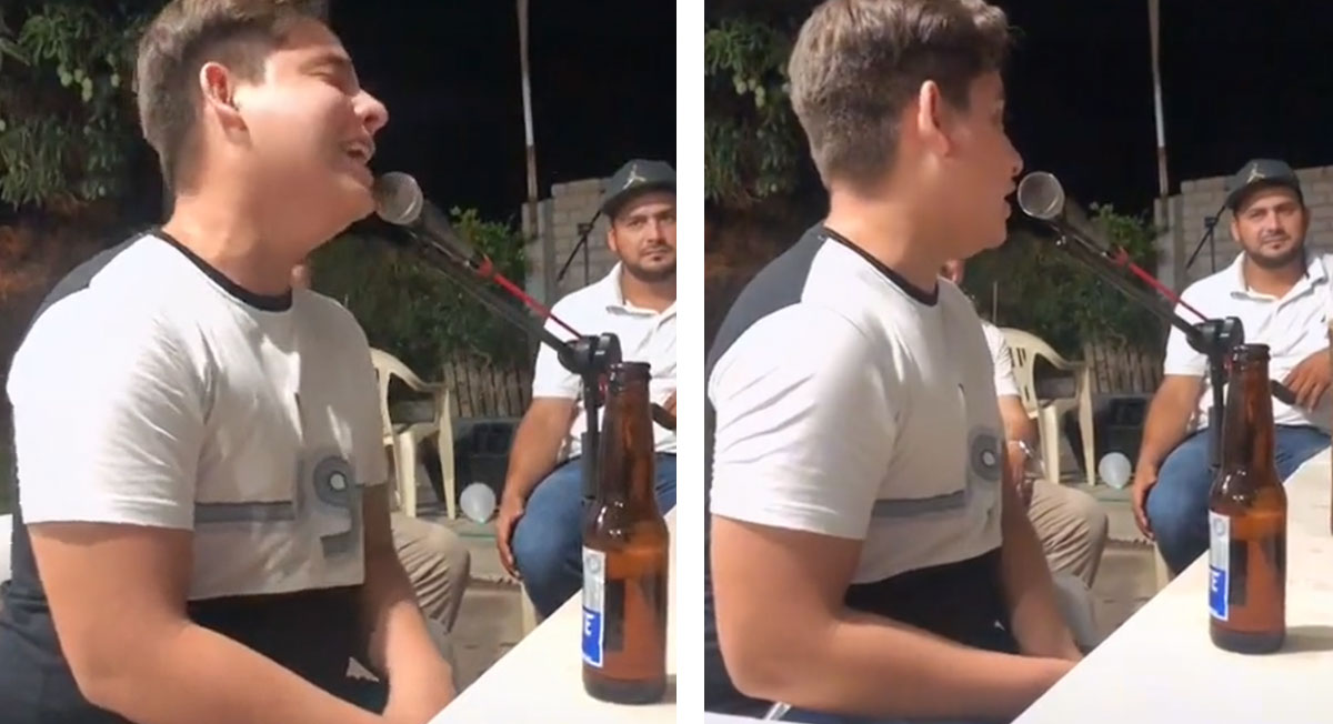 ¡Era del signo libra! Joven sorprende con tremenda voz en video viral Tiktok