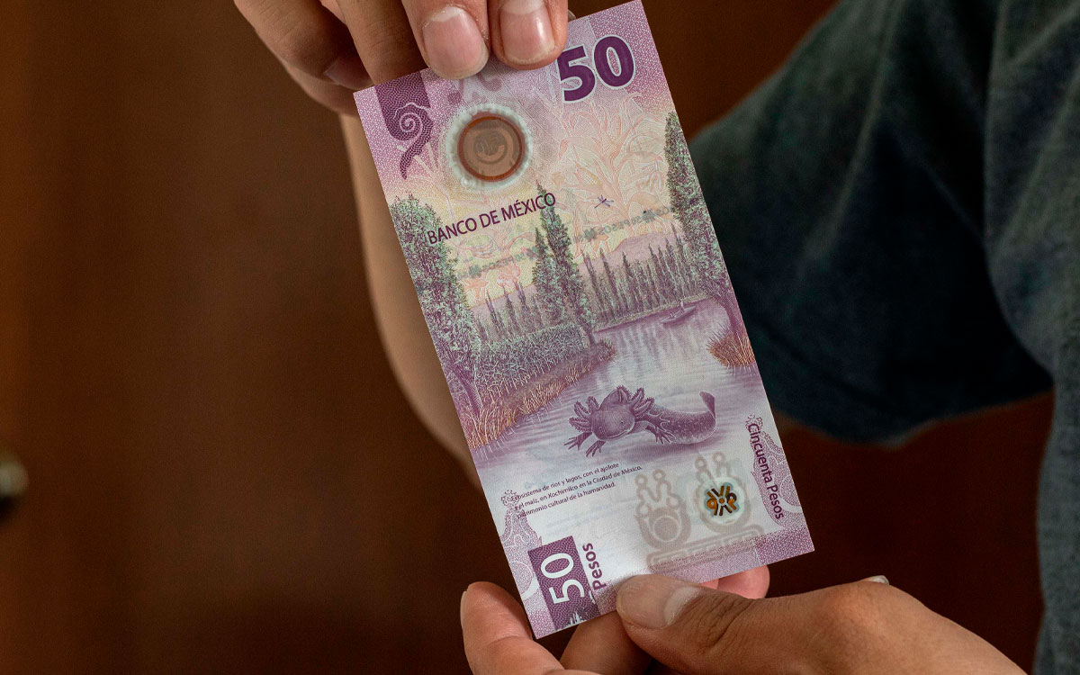 Este billete de $50 pesos se vende hasta en medio melón, tu podrías ser el afortunado poseedore