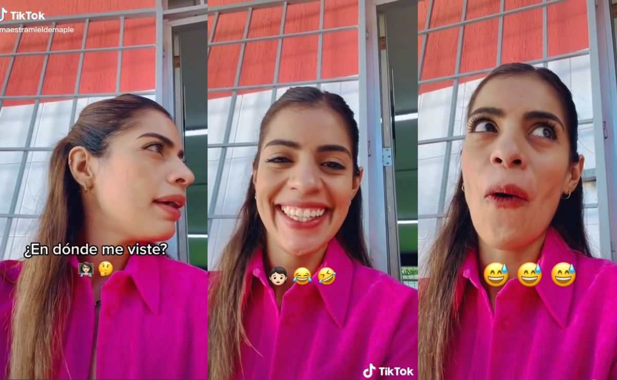 Niño exhibe a su papá de que ve los videos de TikTok de su maestra