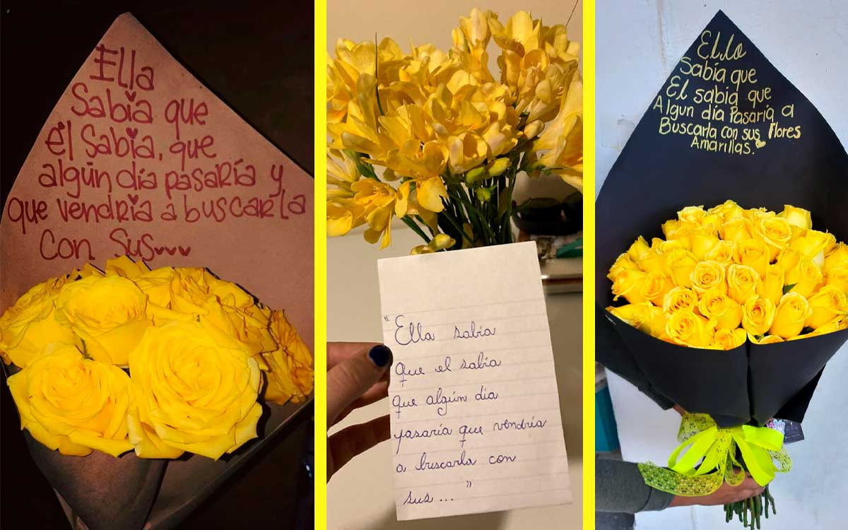 Floricienta logra tendencia de regalar flores amarillas en TikTok el 21 de septiembre