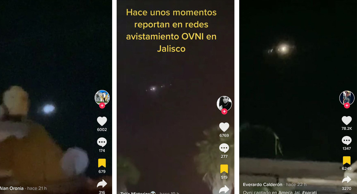 ¡Son los Reyes Magos! Así­ fue el avistamiento de OVNIS en todo Jalisco