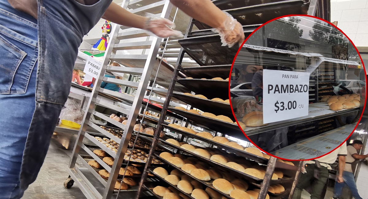 Filas enormes en las panaderí­as por pedidos del 15 de septiembre