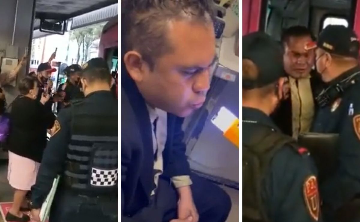 CDMX: Video viral de operador del metro en estado de ebriedad