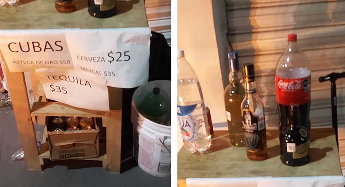 ¡Emprendeduro! Joven vende «cubitas» afuera de los conciertos de la Feria del Alfeñique 2022e