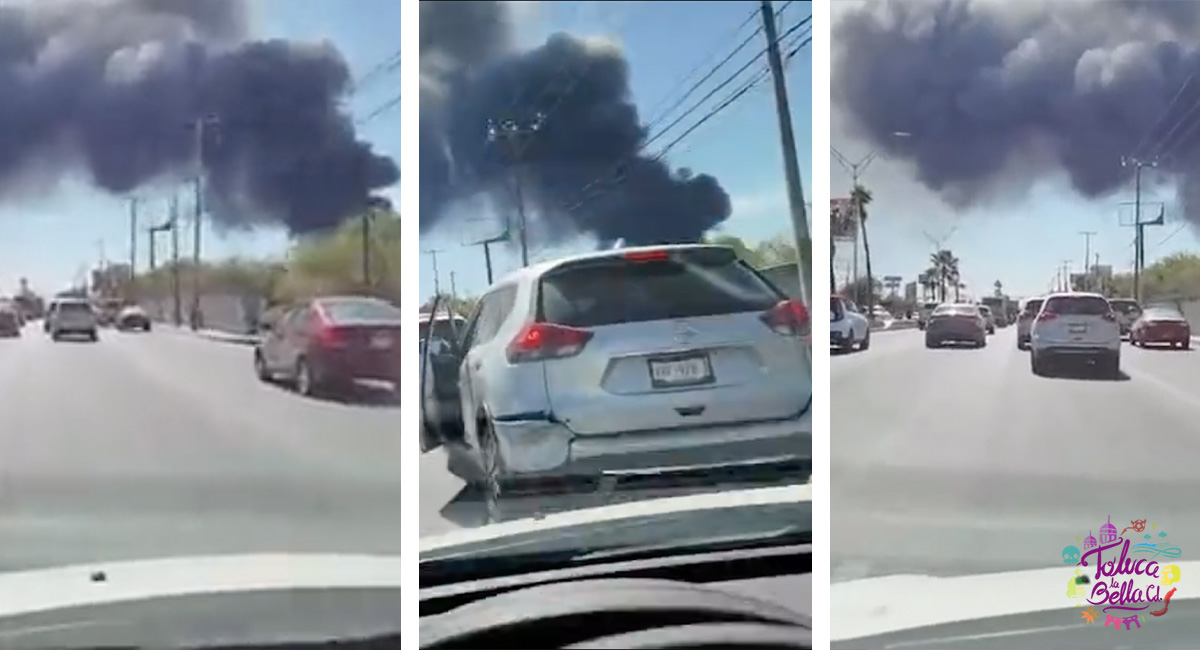 "Hasta aquí­ mi reporte Joaquí­n", hombre choca por grabar incendio