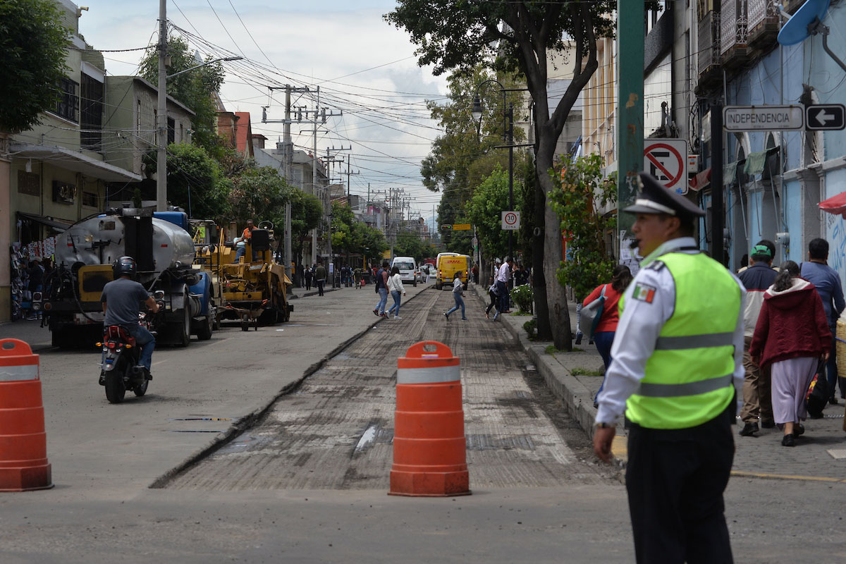 Mapa con las calles que estarán cerradas esta semana en Toluca