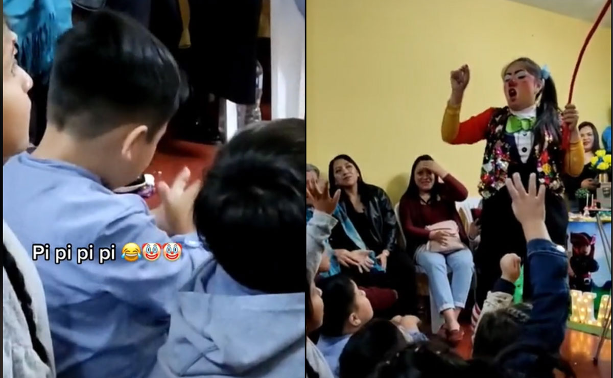 Niño exhibe a su papá por engañar a su mamá en plena fiesta de cumpleaños