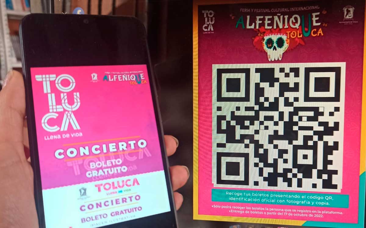¿Qué identificación aceptan para recoger los boletos del Alfeñique en Toluca?e