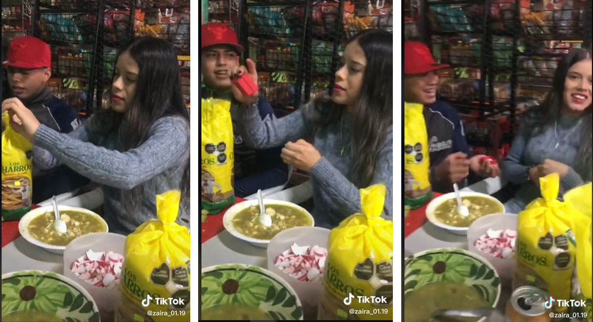 Viral: Anillo de compromiso sorprende a la novio dentro de las tostadas