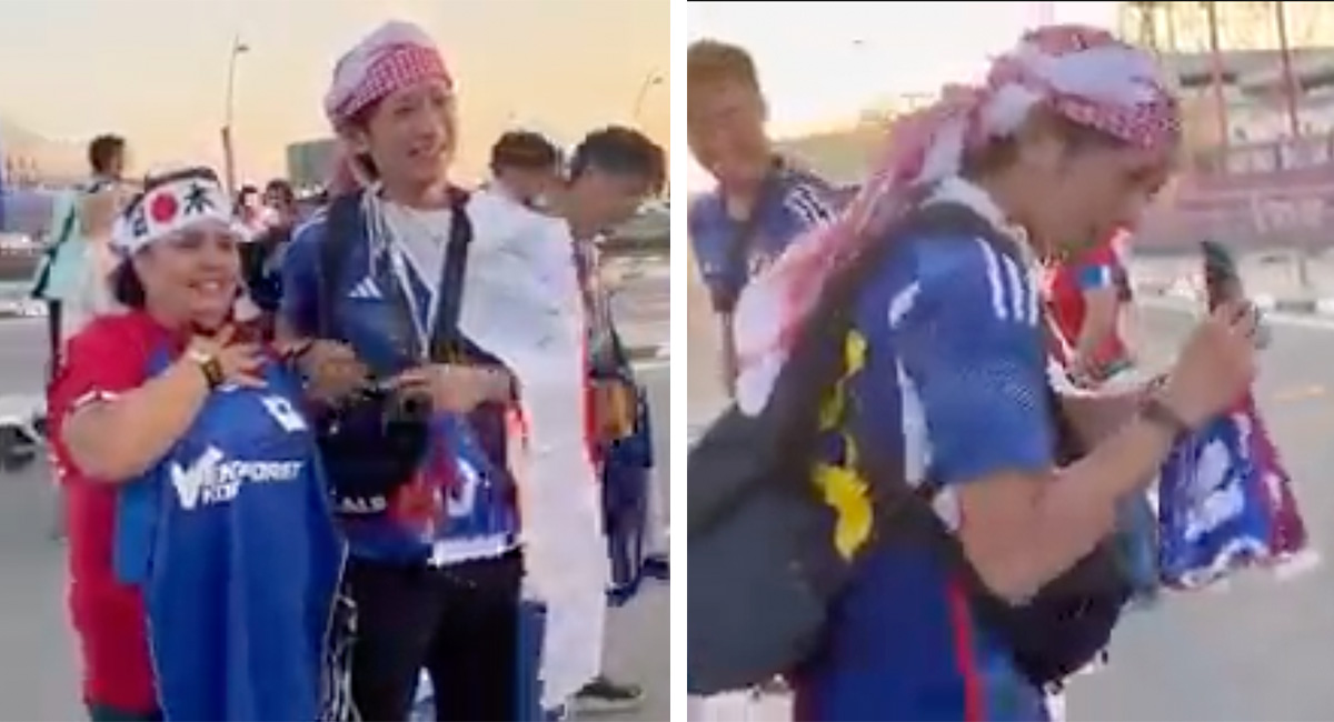 ¡Aplausos! Aficionada encuentra cartera en Qatar y la regresa a su dueñoe