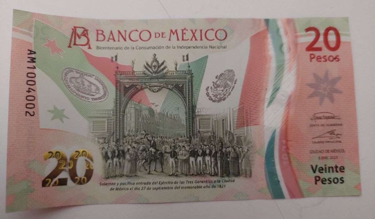 ¿Dinero extra?, caracterí­sticas del billete de $20 que se vende en $100 mil pesos