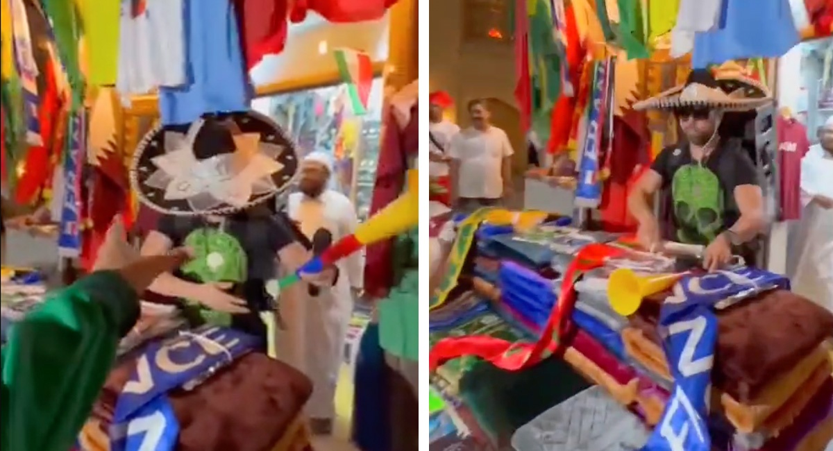 ¡El señor que vende cobijas en la feria llega al Mundial de Qatar!e