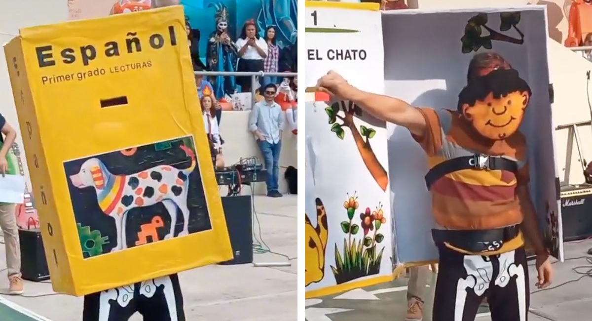 ¡Justo en la infancia! Joven se disfraza de Paco El Chatoe