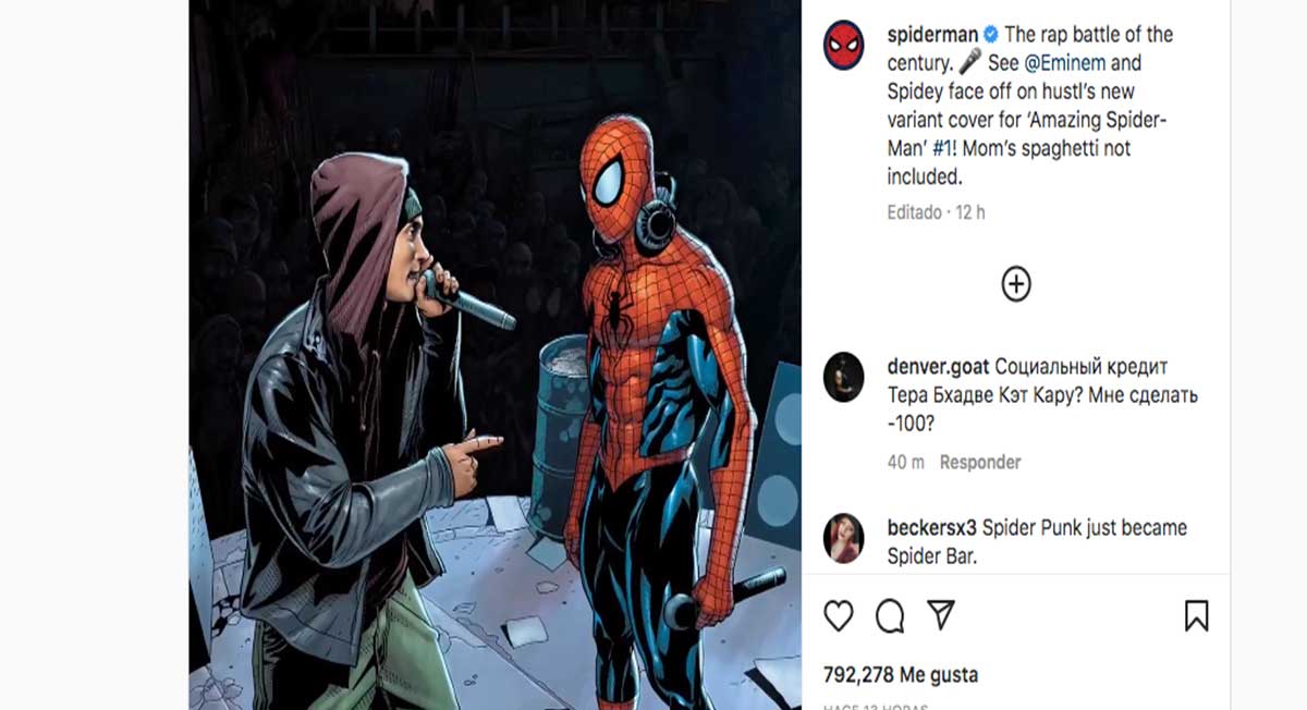 ¿Eminem en Spider Man? Aquí­ te contamos todo