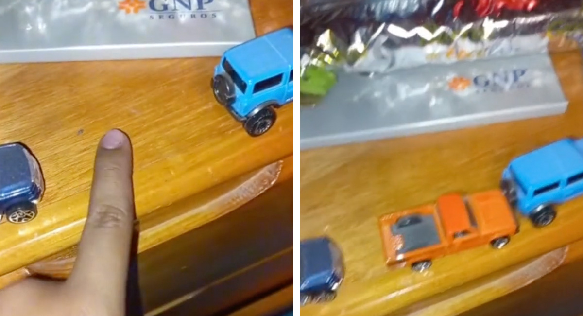 ¡Estaciónate en dos movimientos! Joven lo explica con carritos de juguete
